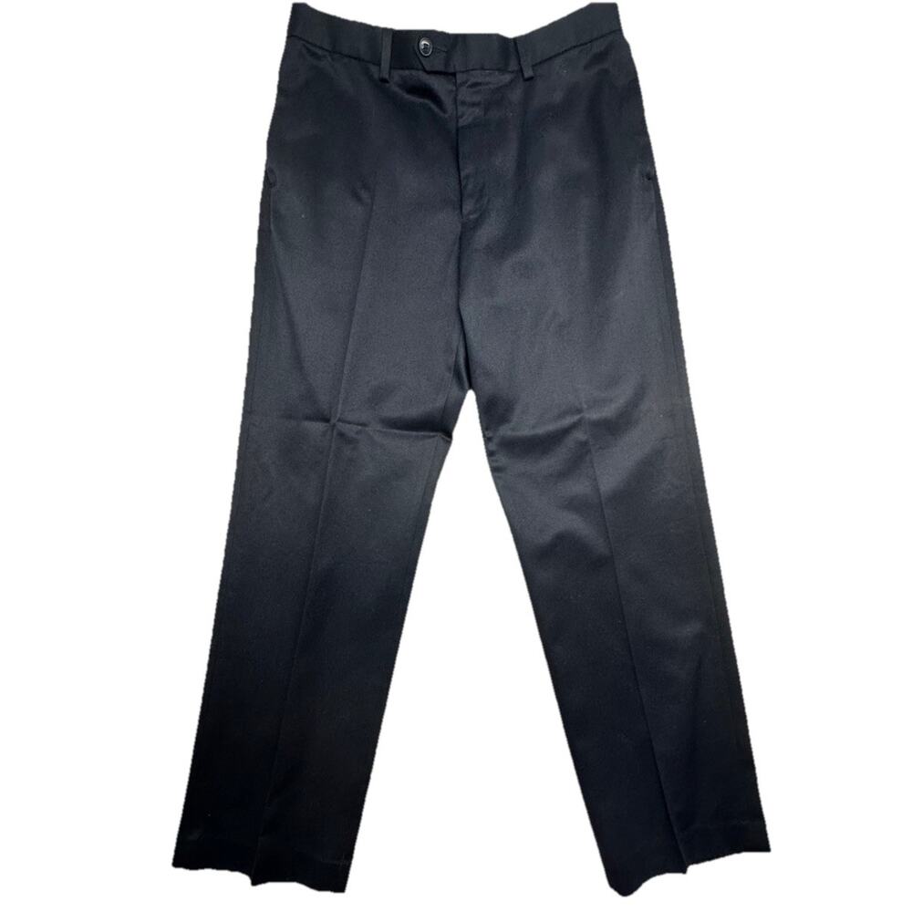 Perry Ellis Portfolio Mens Dress Pants Navy 32 30 Front Pleat RN# 37763
